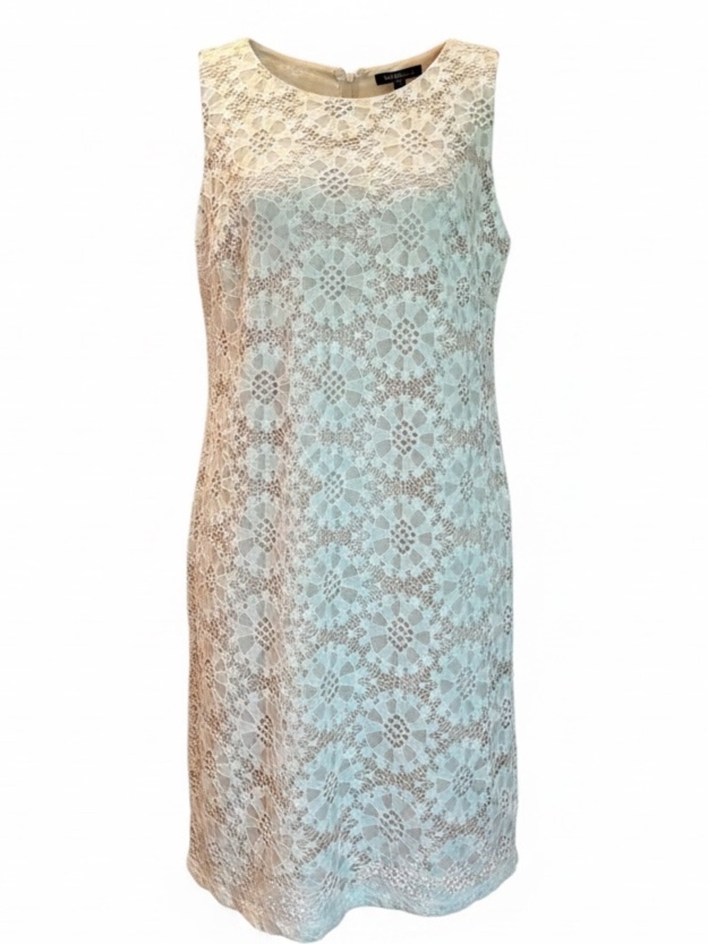 RN STUDIO By RONNI NICOLE Sleeveless Ivory Floral Lace Cocktail Dress Size16